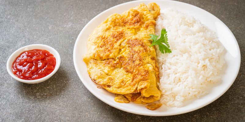 Omelette au riz
