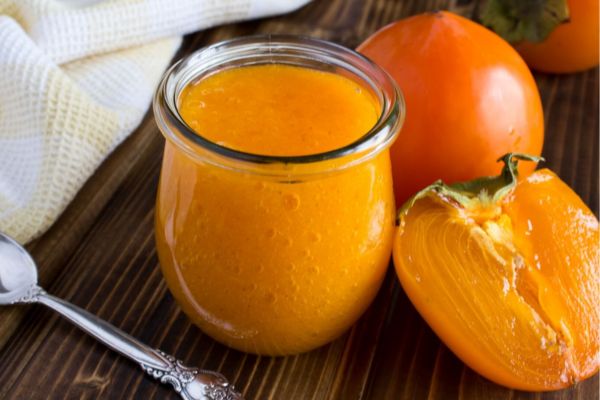 kaki a consommer en compote