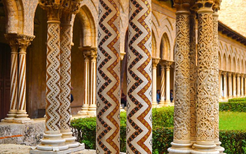 le cloître de Monreale