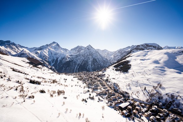 Les Deux Alpes station de sky
