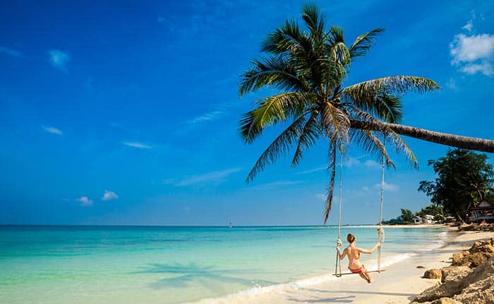 plage de koh phangan thailande