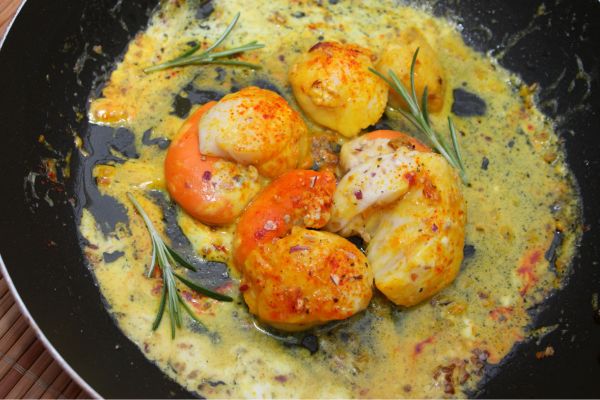 cuisson des noix de Saint-Jacques